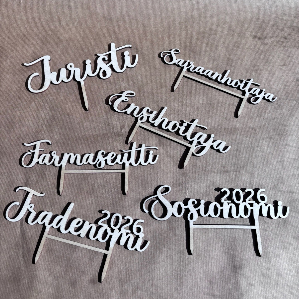 Farmaseutti - Kakkukoristeet valmistujaisiin | Personoitu | Oma teksti