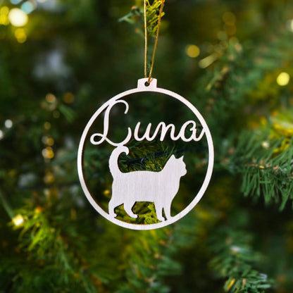 Kattjulgranskula | Eget namn och silhuett