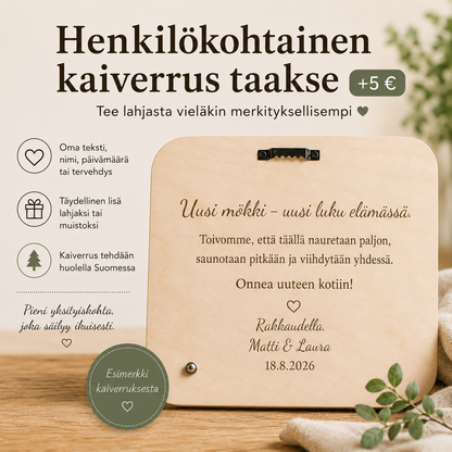 Personoitu AI-saunamittari omalla idealla