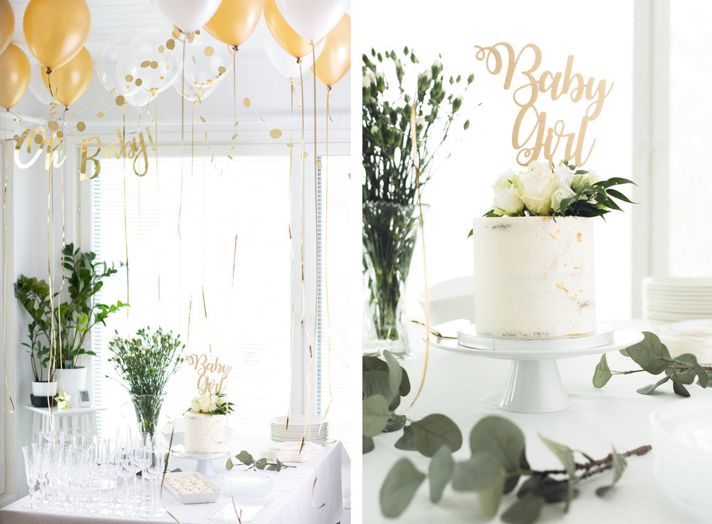 Baby Shower Tortendekorationen | Baby Mädchen | Es ist ein Junge